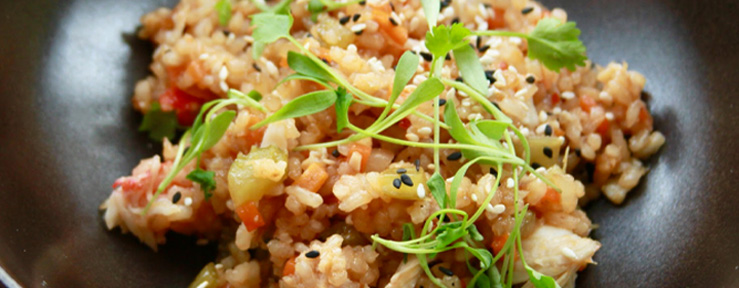 Rice in a bowl